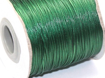 Шнур хлопок-нейлон 0,5 мм зеленый. 1 м